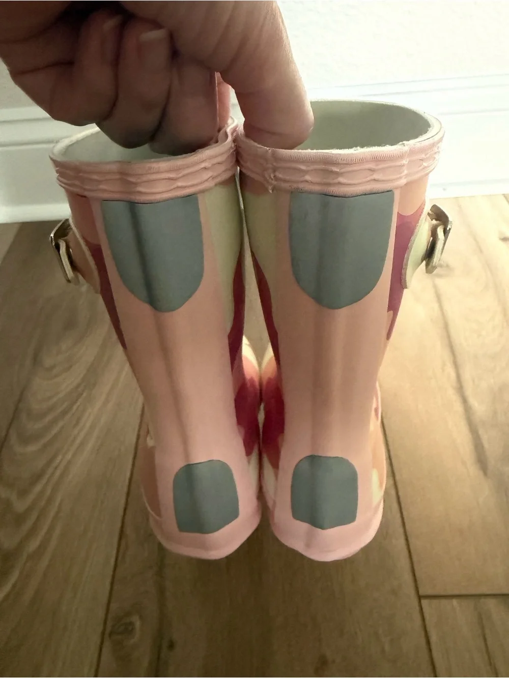 Hunter Girls Peppa Pig Muddy Puddles Rain Boots Pink Size US 11
